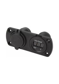 Resim 2 Li Su Geçirmez Usb Voltmetre Pano Tip Şarj Soketi 