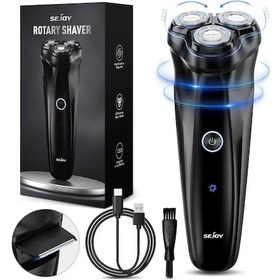 Resim 2'si 1 Arada Erkek Elektrikli Tıraş Makinesi Erkekler Için Tıraş Makinesi Sakal Black İspanya 1 Saat 