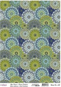 Resim Cadence Pirinç Dekopaj Kağıdı Etnik Koleksiyon Model 672 