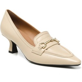 Resim Topuklu/ Stiletto Kadın Diğer 64n0 Frau Nappa Alpaca Beige Çok Renkli 