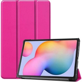 Resim Samsung Uyumlu Galaxy Tab A7 10.4 T500 (2020) Zore Smart Kapak Standlı 