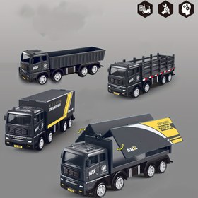 Resim NILX MAX Konteyner Kamyon Modeli: Atalet Simülasyonu, Manuel Çalıştırma, 3+ ila 6 Yaş İçin Uygun, Çocuklar İçin Oyuncak Kamyon 