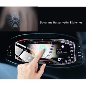 Resim Cupra Terramar Ekran Koruyucu 10.25 İnç Dijital Gösterge ' Sadece Ekran Koruyucu 