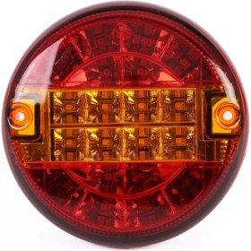 Resim Ahmet Otomotiv Hamburger Stop Lambası 24V Sarı-Kırmızı 