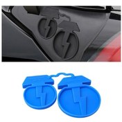 Resim Tesla Model3/y İçin 2 Adet Şarj Bağlantı Noktası Silikon Toz Geçirmez Su Geçirmez Kapak 