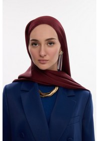 Resim Mirsoy Scarf İdol Janjan Şal Bordo 
