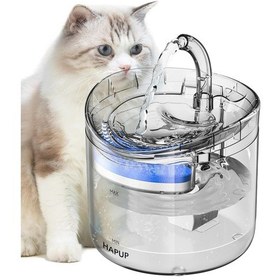 Resim Interstech Akıllı Sessiz Kedi Sessiz Şeffaf Otomatik Pet Su Sebili 