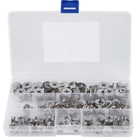 Resim Seeppitous 75 Pcs Mobilya Kam Kilidi Bağlantıları, Mobilyalar Bağlantı Bağlantı Kabini Konektörleri Donanım Cıvataları (Yurt Dışından) 