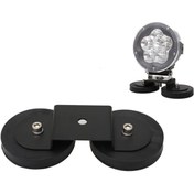 Resim Techmaster Manyetik Mıknatıslı Off Road Led Far Bağlantı Montaj Aparatı 88mm 
