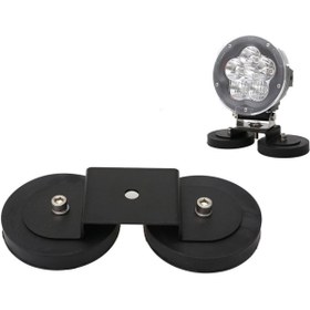 Resim Techmaster Manyetik Mıknatıslı Off Road Led Far Bağlantı Montaj Aparatı 88mm 