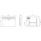 Resim TeknoKapsül Thermotechnik Elektrikli Konvektör Isıtıcı Hc 4000-15, Beyaz 