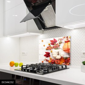 Resim Olinpa Cam Ocak Arkası Koruyucu | Balkabağı 