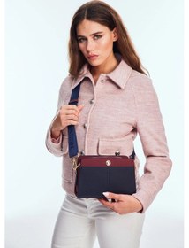 Resim Çapraz Çanta Kadın Us Polo Us24713 U.s. Polo Assn. Uspa Ladıes Bag Navy-burgundy Navy-burgundy 