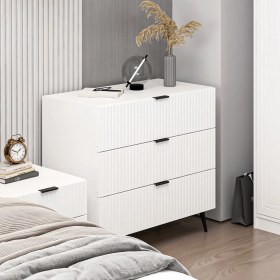 Resim Minar Kale Şifonyer Plus Beyaz/beyaz Beyaz 