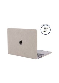Resim Apple Uyumlu MacBook Air M1 Kılıf 13 İnç Kumaş Kaplama Goat Touchıd'li M1 Air A2337 A2179 A1932 İle Gri 