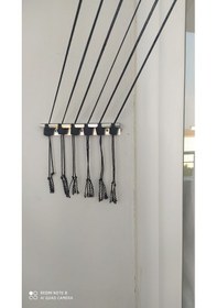 Resim Yıldız Silver 10 Sıralı 175 Cm Boyunda Asansörlü Çamaşır Kurutucu Gümüş 