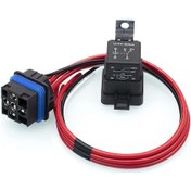 Resim Tekneler İçin 5 Pinli Pigtail Bağlantılı Ağır Hizmet Tipi 12 Volt Su Geçirmez 60/80 Amper Otomotiv Rölesi - Kaiyi 