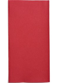 Resim Çift Kat Kırmızı Garson Katlama Peçete 1/8 33x33 Cm Açık Hali 100 Adet 