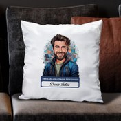 Resim Karikatürlü En İyi Erkek Bilgisayar Programcısı Yastık 