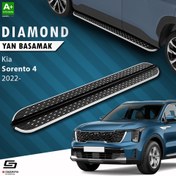 Resim S-Dizayn Kia Sorento 4 Diamond Krom Yan Basamak 183 Cm 2022 Üzeri 