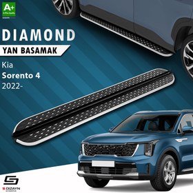 Resim S-Dizayn Kia Sorento 4 Diamond Krom Yan Basamak 183 Cm 2022 Üzeri 