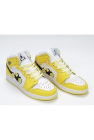 Resim Nike Jordan 1 Mid Dynamic Yellow Floral (gs) Av5174-700 