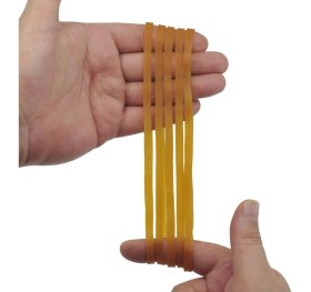 Resim Ekoset Kedi Tuvaleti Için Poşet Sabitleyici Lastik 18X5 Naturel 100 Adet 