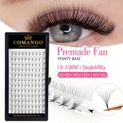 Resim CoMango Premade Hacim Fanları Kirpik Uzantıları - 3D/6D/10D/12D/14D/16D, Daha Dolgun Kirpikler İçin Bireysel Kirpikler, Başlangıç Seviyesi, 0.05mm Kalınlık, 6-16mm Uzunluk, Curl D Curl, Salon Uzantıları | Hacim Kirpik Uzantıları | Detaylı Kirpik Tasarımı, Kirpik Uzantıları 