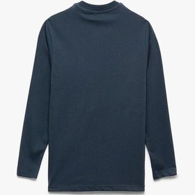 Resim Koton Erkek Çocuk Pamuklu Yuvarlak Yaka Uzun Kollu Çizgili Sweatshirt Lacivert 