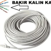 Resim ACIKO Cat6 Kalın Bakır Internet Kablo 85 Metre 