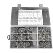 Resim 1200 Adet / Takım Kutulu Araba Tampon Kırık Onarım Kaynak Tel Çivi 