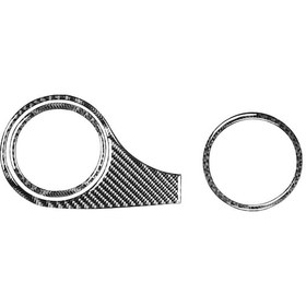 Resim Araba Karbon Fiber Pano Hava Çıkışı Dekoratif Etiket Mazda Rx8 2004-2008, Sol Sürücü 1 Adet 