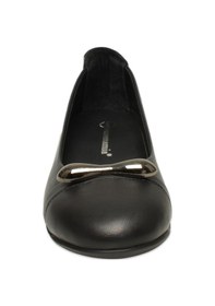 Resim Mammamia D25ka-920 Gizli Dolgu Topuk Deri Kadın Ayakkabı Siyah 