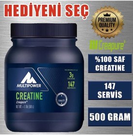 Resim Multipower Creatine Creapure Powder 500 Gram Aromasız 