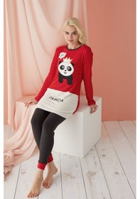 Resim Polkan 5180 İnterlok Polarlı Bayan Pijama Takımı-4432-KATALOG RENGİ Çok Renkli 