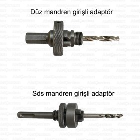 Resim Gfb Bi Metal Panç Metal Testere 102 mm + Hex Düz Girişli Adaptör 