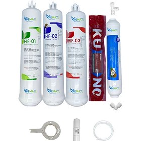 Resim Pemax Water Solutions Kapalı Kasa Su Arıtma Cihazlarına HFT 5'li Orijinal Lg Kuno Mebran Mineralli Tatlandırıcı 