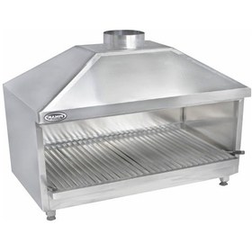 Resim Pimak Paslanmaz Izgara Kömürlü 120 X 60 X 105 Cm 