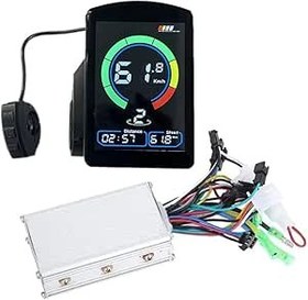 Resim Greethga Fırçasız Kontrol Cihazı, 350 W, su geçirmez renk, NC-81F, LCD ekran elektrikli bisiklet scooter, bisiklet scooter, bisiklet bisikleti (B) 