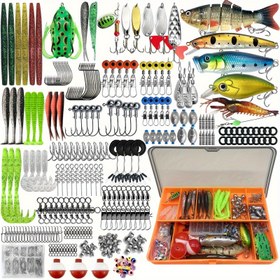 Resim 27/ 83/ 375 Parça Balık Yemi Seti, Bionik Yumuşak Yuvaları Dahil Crankbaits, Spinner Sinekleri, Çiftli Kancalar, Plastik Solucanlar, Kurşun Ağırlaştırıcılar, Olta İğneleri, Kurşun Kolyeler ve Diğer Av Malzemesi Seti İçeren Bo, Şişme Bağlama Aracı, Şişe Kalıpları ile Takım Sandığı Kitabı, Makara, Kamış Ucu Tavsiyesi, Şişe İpuçları ile Oltalar, Şişleme Okuları, Su Taşıyıcısı, Balıkçı Temelleri,Krankbait Koleksiyonu,Yüksek kaliteli Kancalar,Tatlısu Balıkçıları, 