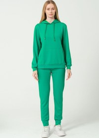 Resim Rich Kadın Yumuşak Kumaş Eşofman Takımı Eşofman Altı Ve Sweatshirt 