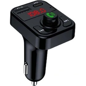 Resim Diğer Qc 3.1a Usb & Pd /tf Fm Transmitter 