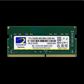 Resim Twinmos Mdd48gb3200n, 8gb, Ddr4, 3200mhz, 1.2v Notebook Ram 