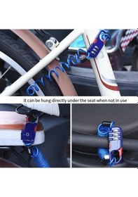 Resim Kask Hırsızlık Karşıtı Şifre Kilidi Motosiklet Araba Sepeti Yumuşak Kilit Pembe Çok Renkli 