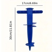 Resim Xuweiwei Mavi Dayanıklı Plastik Sahil Şemsiyesi Çapası - Rüzgar Geçirmez Kum Çapası 