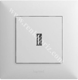 Resim Legrand 768197 Raventi Beyaz Usb Şarj Prizi 