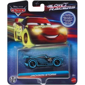 Resim Disney Cars Cars Karanlıkta Parlayan Yarışçılar Tekli Karakter Araçlar Jackson Storm HPG82 