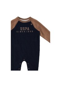 Resim U.S. Polo Assn. Çırçıt Detay Lacivert Bebek Tulum Lacivert 