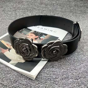 Resim Kadınların Dantelli Çiçekli Beli Düğümlü, Şekillendirme İçin Geniş Kemerli, Gömlek Elbiseleri İçin Şık Dış Giyim Aksesuarı. 