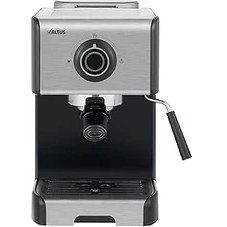 Resim Altus Al 4933 Es Espresso Makinesi, 1200W, 15 Bar Pompa Basıncı, Gümüş/siyah 